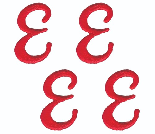 Toppe lettera scritta - e,