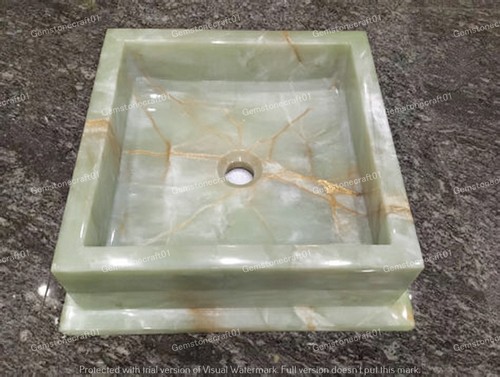 Lavabo marmo onice verde - marmo,