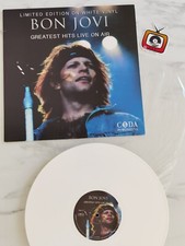 BON JOVI - Greatest Hits LIVE EU press 2016 white vinyl vinile Lp 33 giri bianco