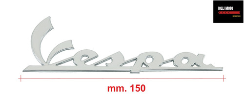Targhetta vespa laterale 150mm - vespa,