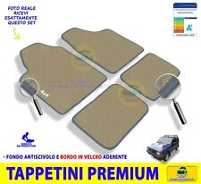 Tappetini Specifici per Panda 141 4x4 dal 1986- 2003 Tappeti auto Moquette Beige