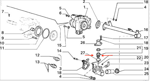 500329622 termostato fiat - 500329622,