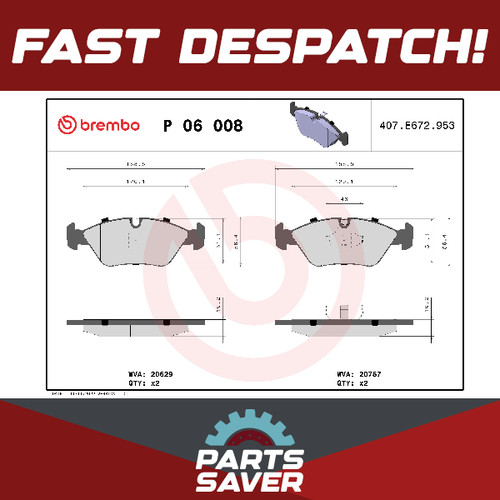 Set pastiglie freno - , adatte