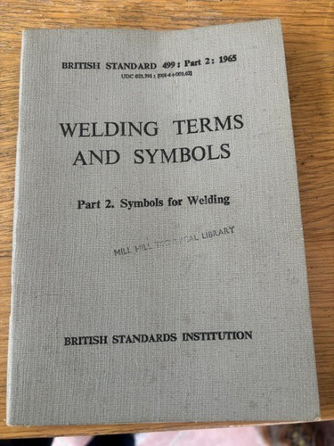 Welding terms and - and, symbols