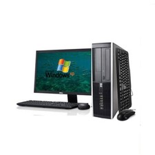 POSTAZIONE WINDOWS XP PRO 32bit COMPLETA MONITOR 22'' + PC FISSO PORTA COM RS232