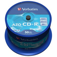 Verbatim 43343 - 50 CD-R Crystal 700MB 52X AZO 80 Min