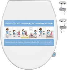 ✅YEAUPE PRO copriwater tavoletta sedile tavola wc water ammortizza forma 0