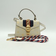 Gucci Sylvie Beige Leather