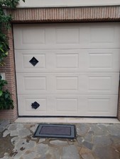 Porta garage basculante, con motorizzazione, apertura 220x215