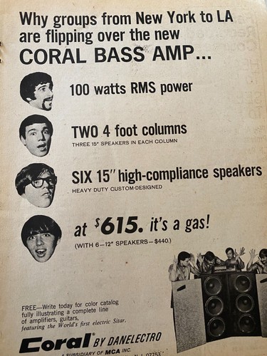 Amplificatori bassi coral - bassi,