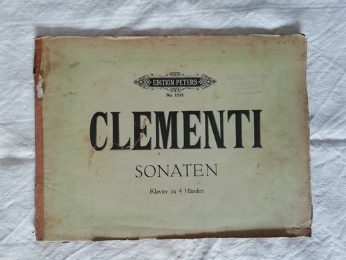 Clementi sonate pianoforte - clementi,