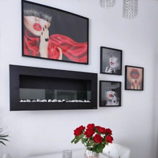 Biocamino da parete mod. Delta