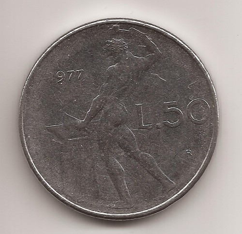 Lire del 1977 vulcano in - lire,