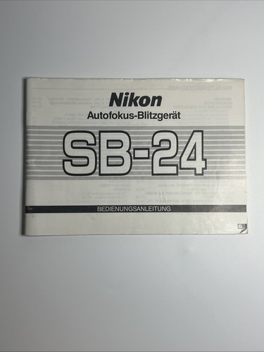 Nikon manuale di - sb-24,