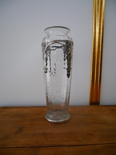 Rare ancien vase cristal - vase,