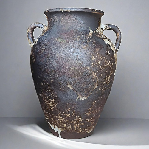 Vaso rustico ceramica - in, nera