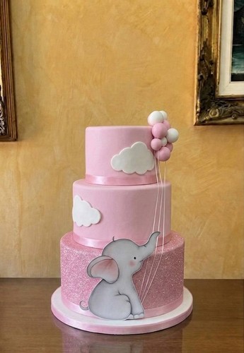 Torta scenografica elefantino - torta,