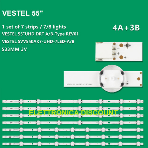 Kit barre strip led tv - kit,
