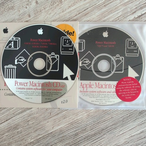 Apple macintosh cds software - macintosh,