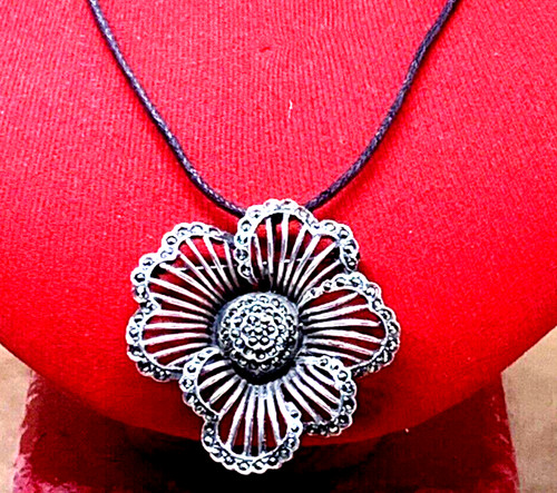 Spilla pendente grande fiore - spilla,
