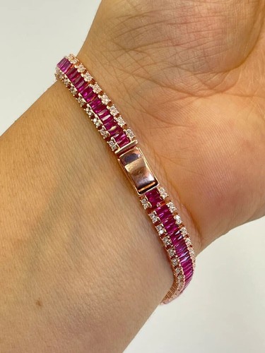 Bracciale tennis 9ct taglio - bracciale,