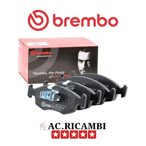 Pattini anteriori brembo - pattini, fiat
