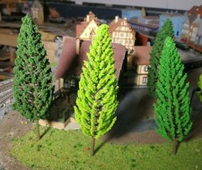 10 Abeti, Conifere, 150 MM Alto, Verde Chiaro, Verde, Verde Scuro