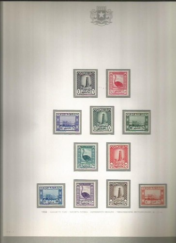 Somalia 1950 collezione del - collezione,