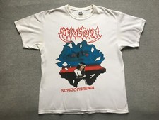 MAGLIA VINTAGE SEPULTURA SCHIZOFRENIA XL SARCOFAGO SLAYER METALLICA DARKTHRONE RARA