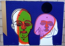 Concetto pozzati serigrafia - pozzati,