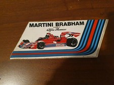 ADESIVO anni 70/80 -FORMULA 1 MARTINI BRABHAM ALFA ROMEO