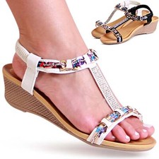 Donna Suola a Zeppa Sandali