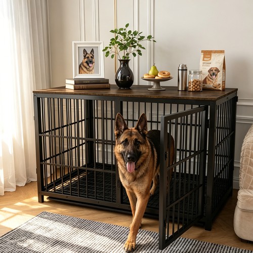 Gabbia per cani addensata