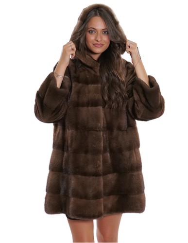 Cappotto demi visone - cm,