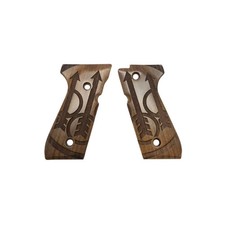GUANCETTE Legno noce BIG LOGO