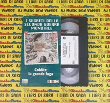 VHS film COLDITZ LA GRANDE FUGA 26 segreti seconda guerra mondiale (F91) no dvd