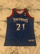 Nba Minnesota Timberwolves Garnett Champion Europe Live Tour UK jersey camiseta
