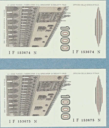 B0006 banconota 1000 lire - b0006,