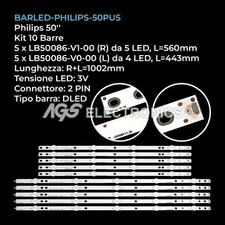 KIT 10 BARRE STRIP LED TV