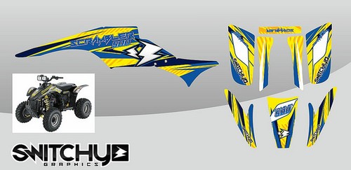 Kit adesivi grafiche atv quad - adesivi,