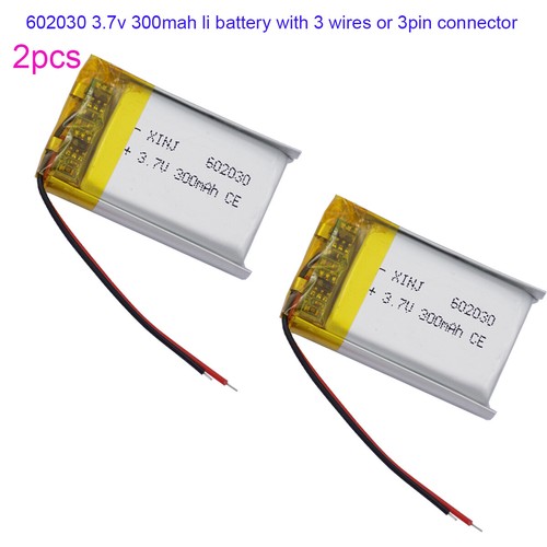 2pcs 300mah 1 11wh - 2pcs, 1.11wh
