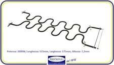 RESISTENZA SERPENTINA BISTECCHIERA GRIGLIA ARIETE CHURRASCO GRILL 2000W
