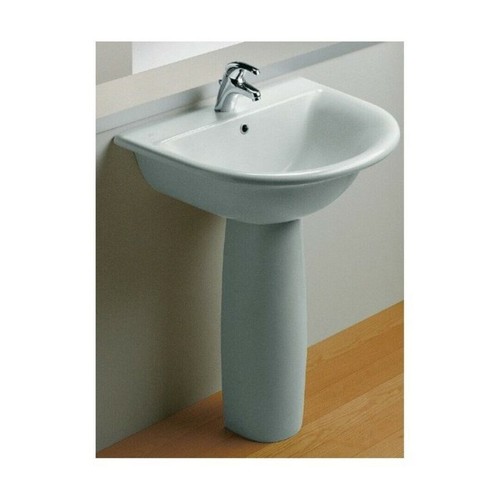 Colonna per lavabo fiorile - per,