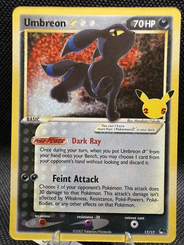Pokémon tcg umbreon gold star - pokémon,