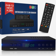Decoder Digitale Terrestre Full HD Dvb T2 Usb HDMI Presa Scart USB Telecomando