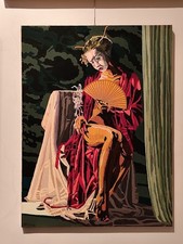 Marco Sciame Profumo di Geisha cm 60X80 anno 2010 Acrilico su Tela