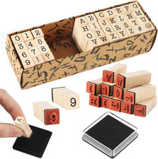 40 Francobolli in Legno