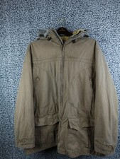 Cappotto Parka con Cappuccio Napapijri Geographic Expedition Team XL Marrone Foderato Sherpa RARO!