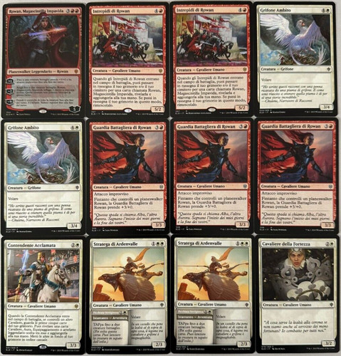 Magic mazzo planeswalker rowan - magic,