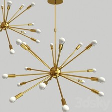 1950s Stile Ottone Sputnik